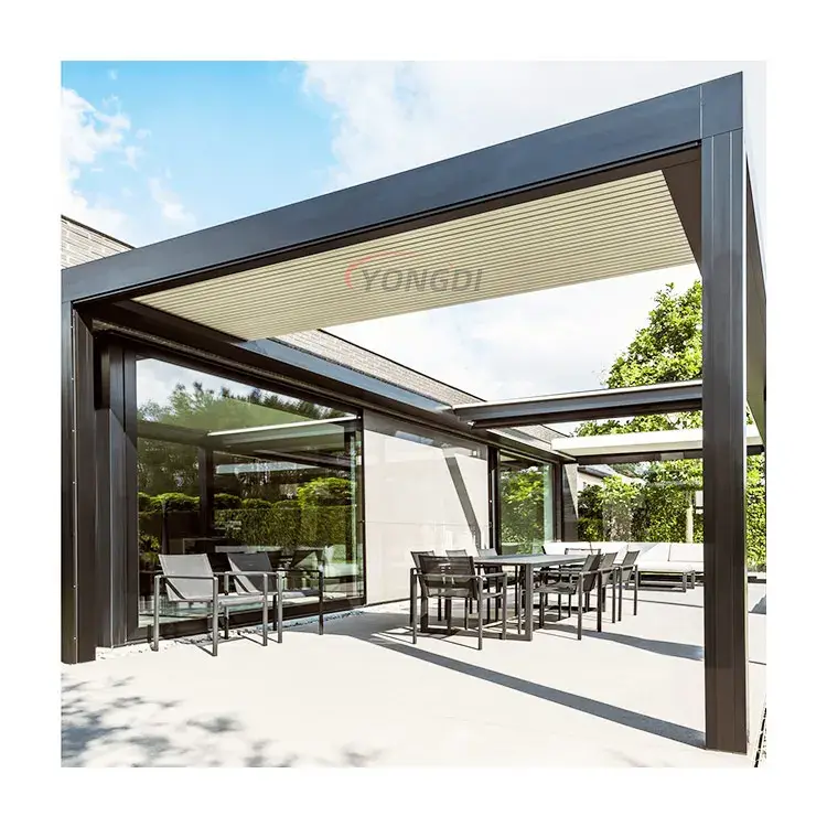 Retractable Pergola Cover Polycarbonate - - Yongdi 5