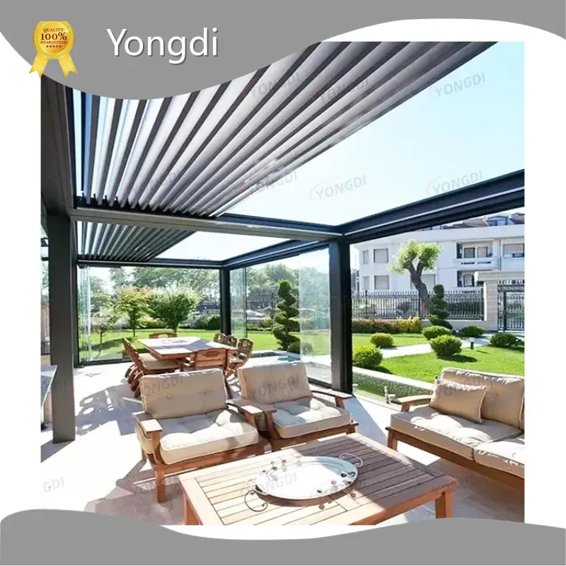 Retractable Pergola Cover Polycarbonate - - Yongdi 1