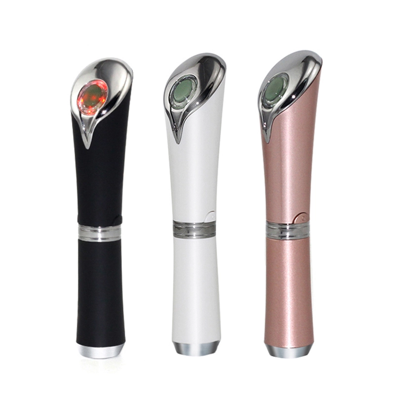 Masajeador de ojos facial, cuidado de la piel, Derma Roller, dispositivo de terapia de luz Led, equipo de belleza cálido para ojos 1
