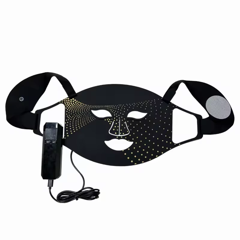 3 Renkli LED Işık Terapisi Silikon Maske yakın kızılötesi Işık Boncuk Foton Terapi Işığı Güzellik Enstrümanı 1