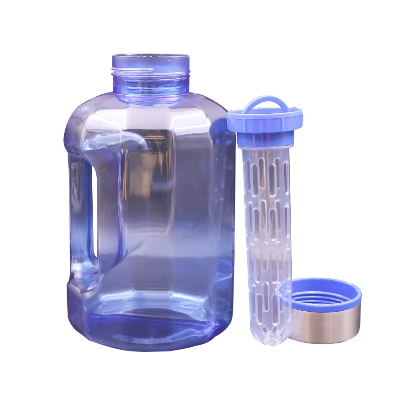 Bouteille d'eau de gym en plastique personnalisée KingLine avec poignée pour le sport 1