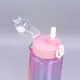 Kingline Plastic Water Bottle with Straw KL-7207 Plastic Water Bottle with Straw Supplier 4