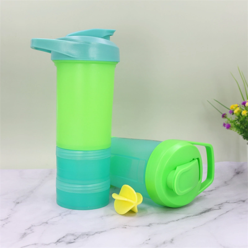 KingLine Popularny plastikowy shaker do ćwiczeń z uchwytem do uprawiania sportu 1