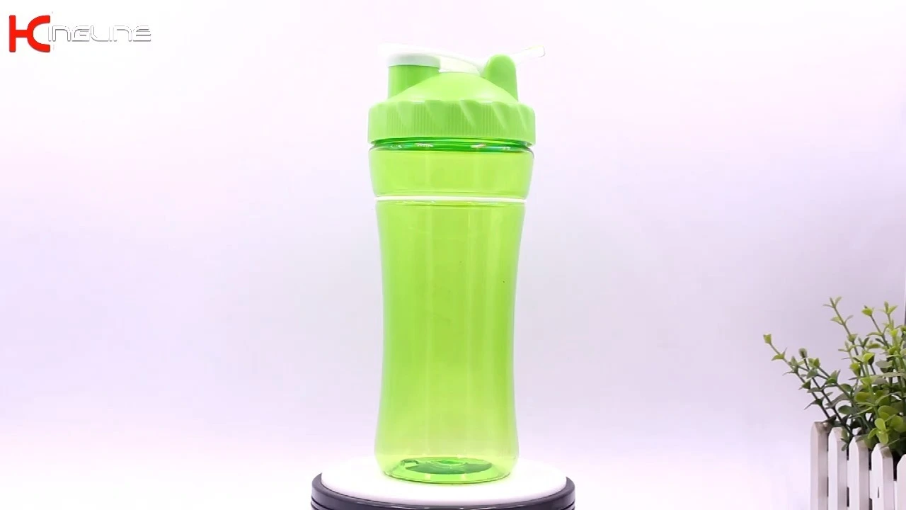 KingLine maßgeschneiderte bunte Protein-Shaker-Flasche mit Griff für Camping 1