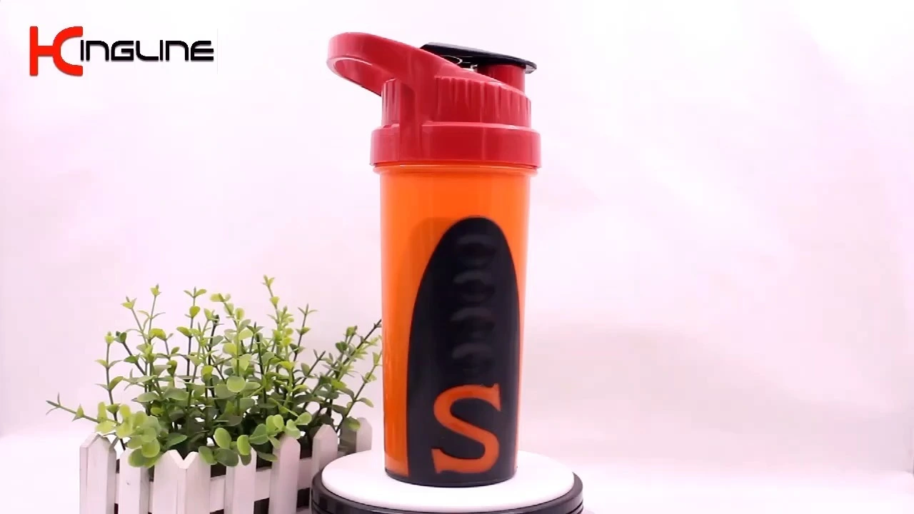 KingLine Garrafa de água personalizada para academia com alça para esportes 1