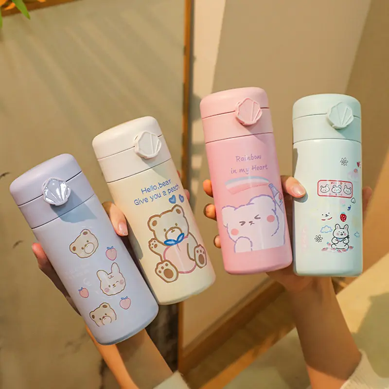 Stainless Steel Water Bottle with Straw Supplier for OfficeODM/OEM 7
