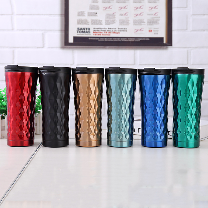 Bunte, einzigartige Design-Wärmflasche aus Edelstahl von KingLine für Camping 1