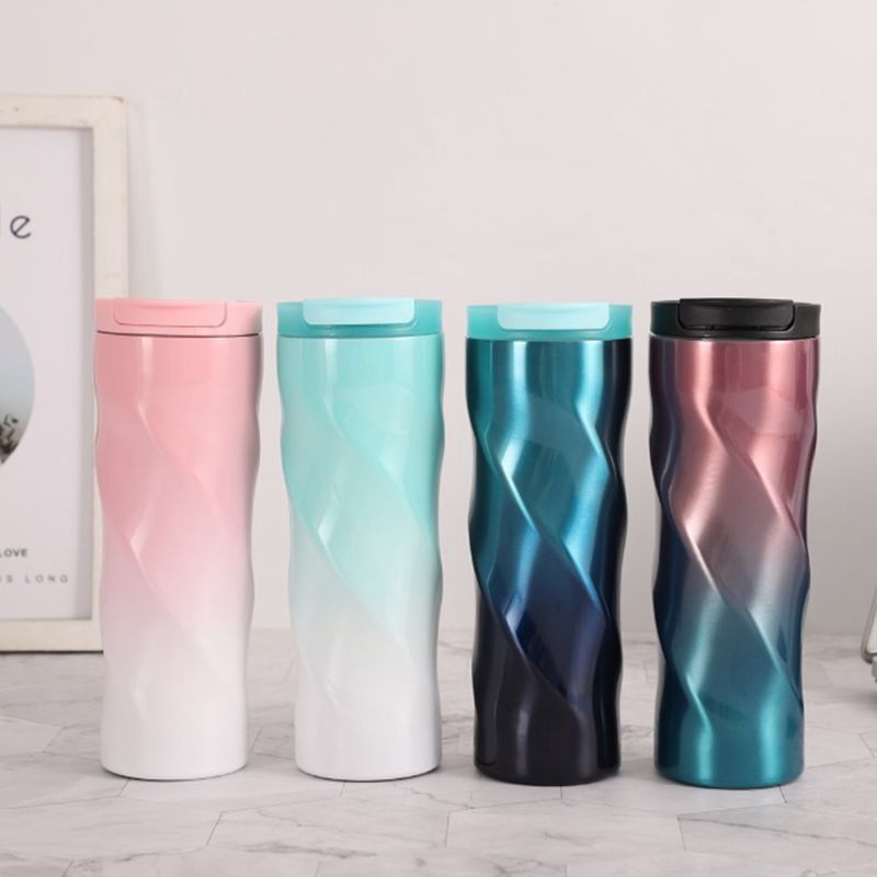 Bunte, einzigartige Design-Wärmflasche aus Edelstahl von KingLine für Camping 8
