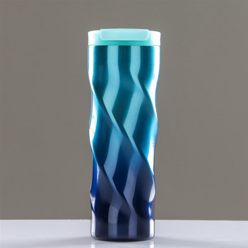 Bunte, einzigartige Design-Wärmflasche aus Edelstahl von KingLine für Camping 9