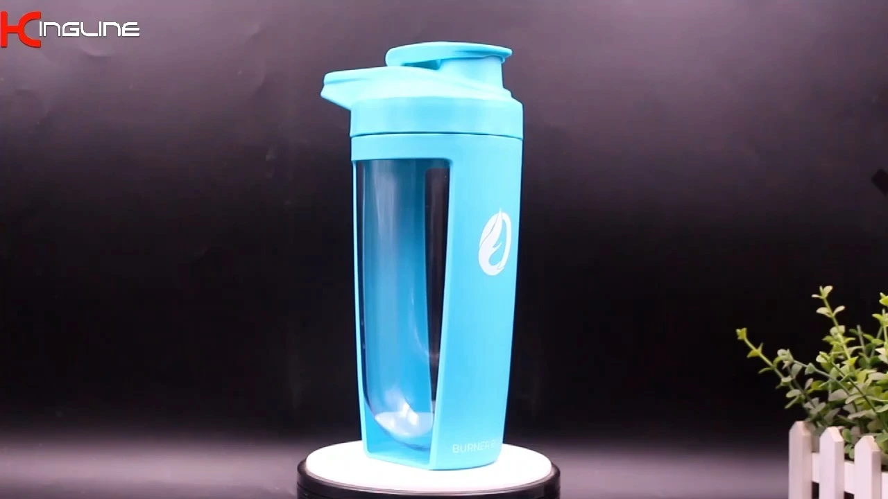 Butelka do shakera proteinowego KingLine 600 ml ze smyczą do fitnessu 1