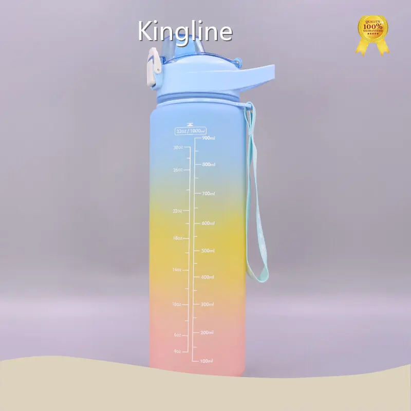 Factory Pricecustom Plastic Water Bottles with Logo Accept to Customize Any Color KL-7414/KL-7415 1