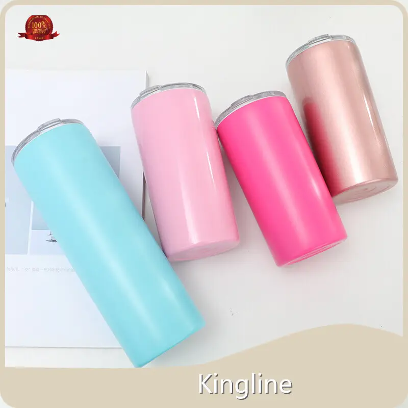 Stainless Steel Water Bottle with Straw KL-7340 Wholesale - Kingline 1
