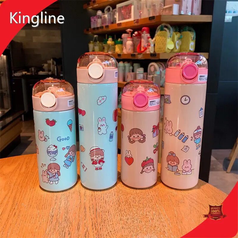 Water Bottle with Straw Directly Sale for Office KL-7524A/KL-7524B/KL-7524C 1