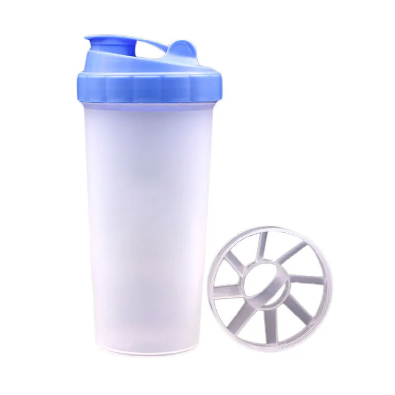 600ml New design portable protein shaker bottle with plastic filter for sports 1