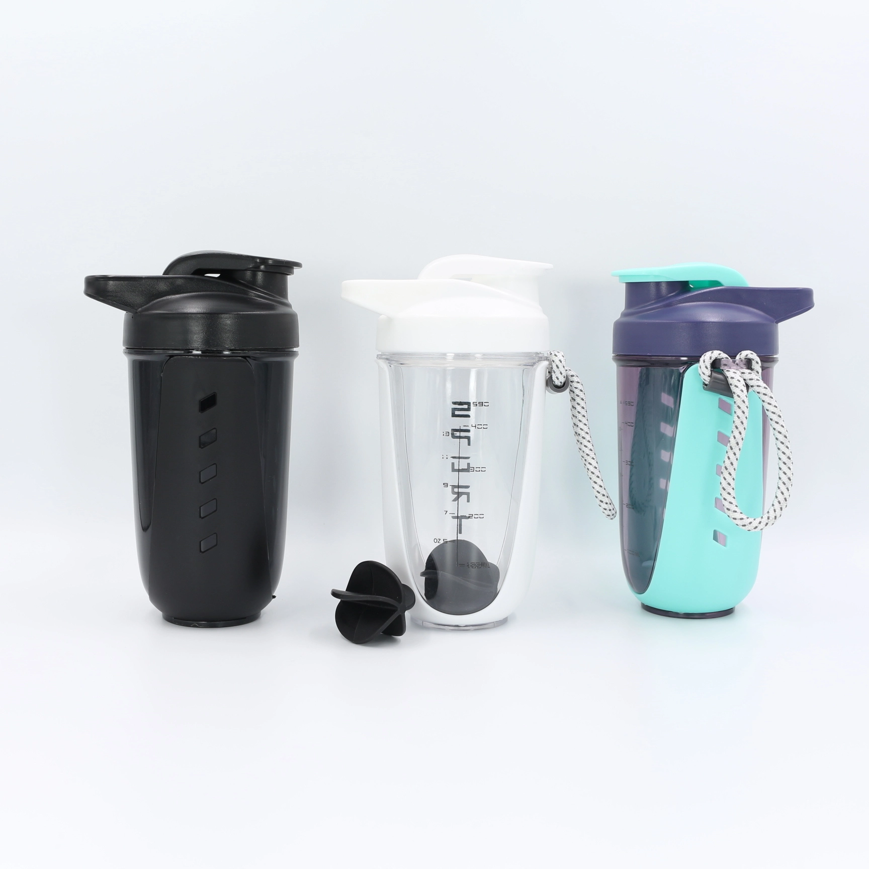 KingLine custom protein shaker bottle 600ml with lanyard for fitness 1