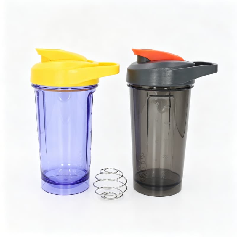 Nuovo design: borracce shaker per proteine ​​da 500 ml con sfera miscelatrice in metallo | Vendita all'ingrosso OEM/ODM 2