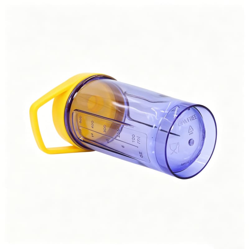 Nuovo design: borracce shaker per proteine ​​da 500 ml con sfera miscelatrice in metallo | Vendita all'ingrosso OEM/ODM 17