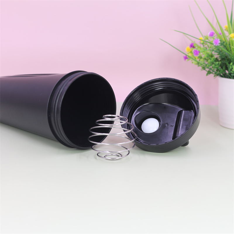 Garrafa Shaker KingLine de 600ml (850ml máx.) com Esfera Misturadora de Metal - Livre de BPA, Impressão Personalizada em Ambos os Lados para Academia e Fitness 15