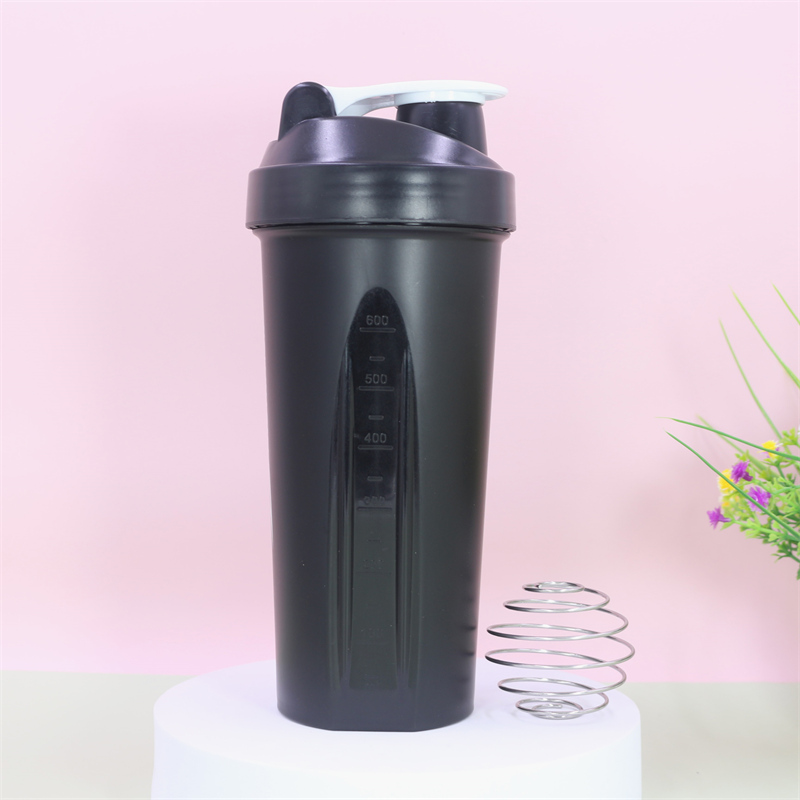 Garrafa Shaker KingLine de 600ml (850ml máx.) com Esfera Misturadora de Metal - Livre de BPA, Impressão Personalizada em Ambos os Lados para Academia e Fitness 4