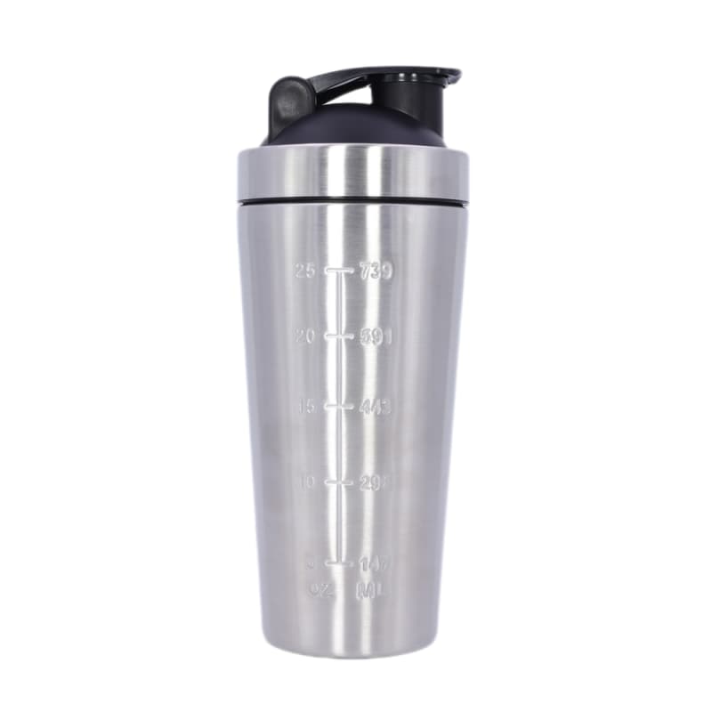 Shaker per proteine ​​in acciaio inox da 750 ml all'ingrosso - Shaker da palestra in acciaio inox 304 con logo personalizzato 19