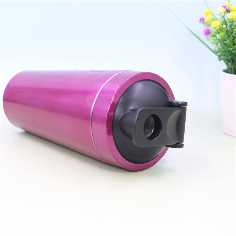 Shaker per proteine ​​da 750 ml in acciaio inox SS304 | Shaker in metallo con coperchio a scatto in PP per frullati proteici (vendita all'ingrosso) 19