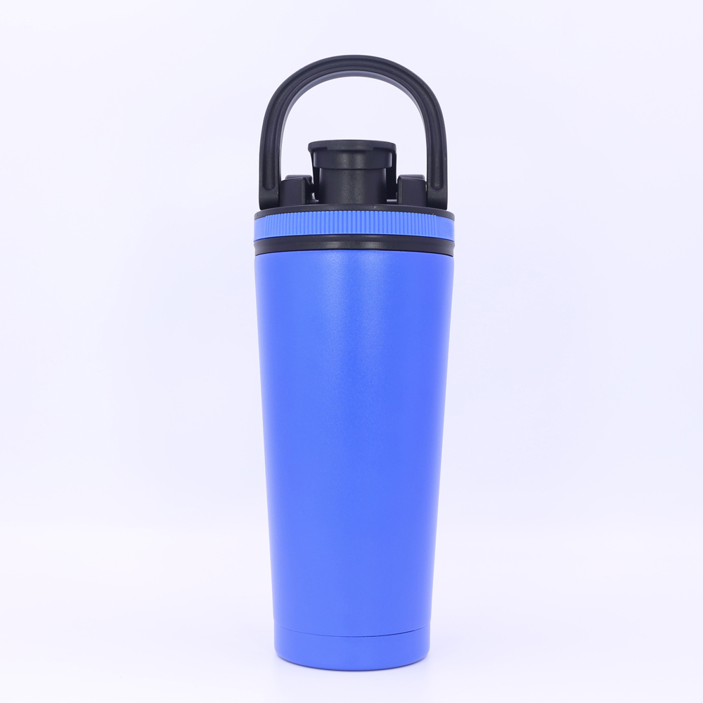 Nuovo shaker per proteine ​​a doppia parete in acciaio inossidabile dal design innovativo. 11