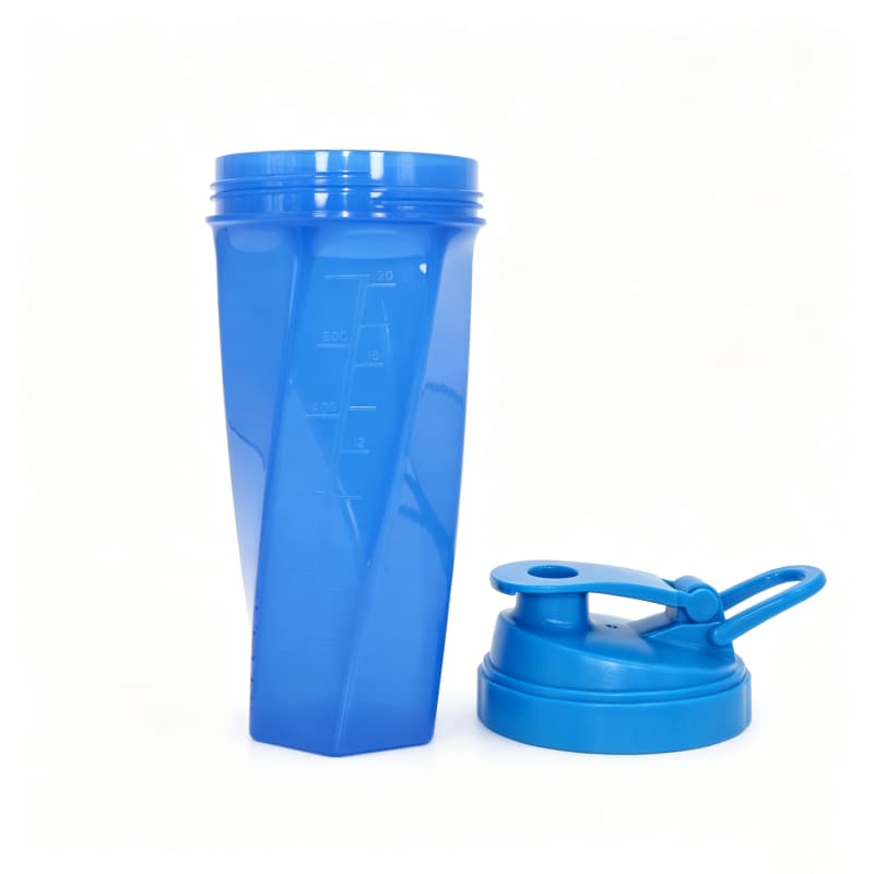 Garrafa shaker de proteína de 700ml em Tritan/PP com esfera misturadora de metal, copo shaker à prova de vazamentos para academia, copo para suplementos fitness com logotipo personalizado para atacado 9