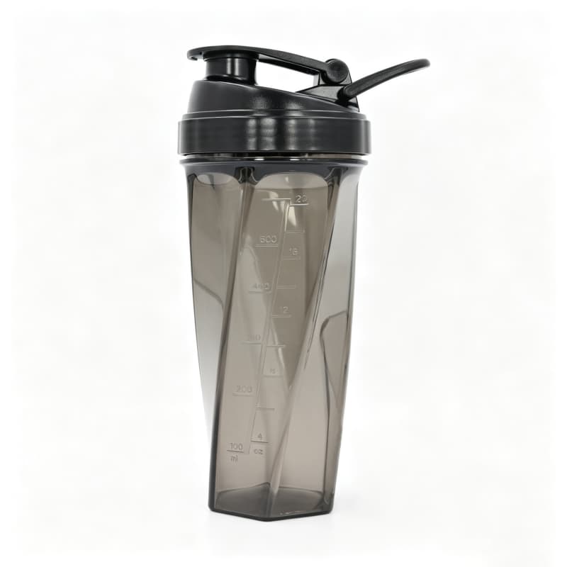 Garrafa shaker de proteína de 700ml em Tritan/PP com esfera misturadora de metal, copo shaker à prova de vazamentos para academia, copo para suplementos fitness com logotipo personalizado para atacado 13