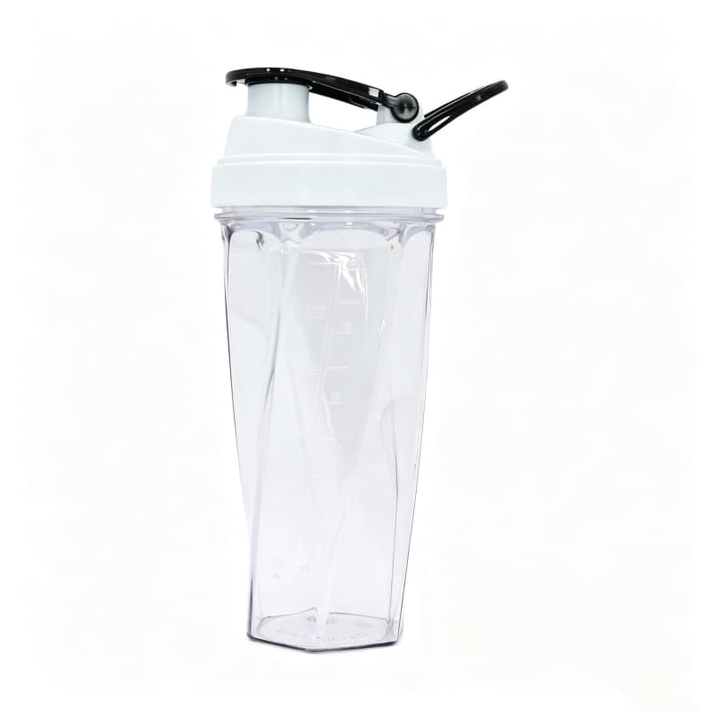 Garrafa shaker de proteína de 700ml em Tritan/PP com esfera misturadora de metal, copo shaker à prova de vazamentos para academia, copo para suplementos fitness com logotipo personalizado para atacado 17