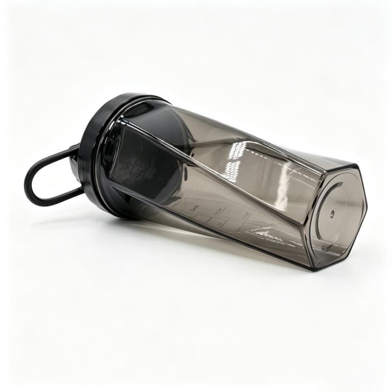 Garrafa shaker de proteína de 700ml em Tritan/PP com esfera misturadora de metal, copo shaker à prova de vazamentos para academia, copo para suplementos fitness com logotipo personalizado para atacado 15