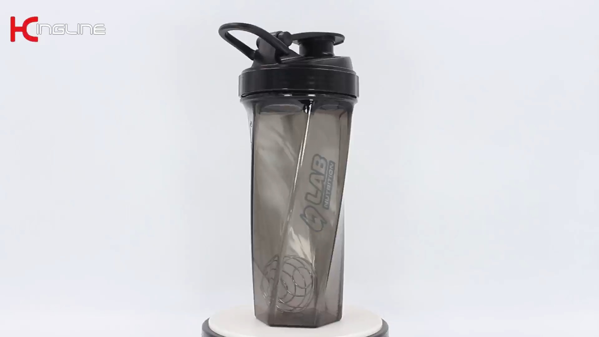 Garrafa shaker de proteína de 700ml em Tritan/PP com esfera misturadora de metal, copo shaker à prova de vazamentos para academia, copo para suplementos fitness com logotipo personalizado para atacado 1