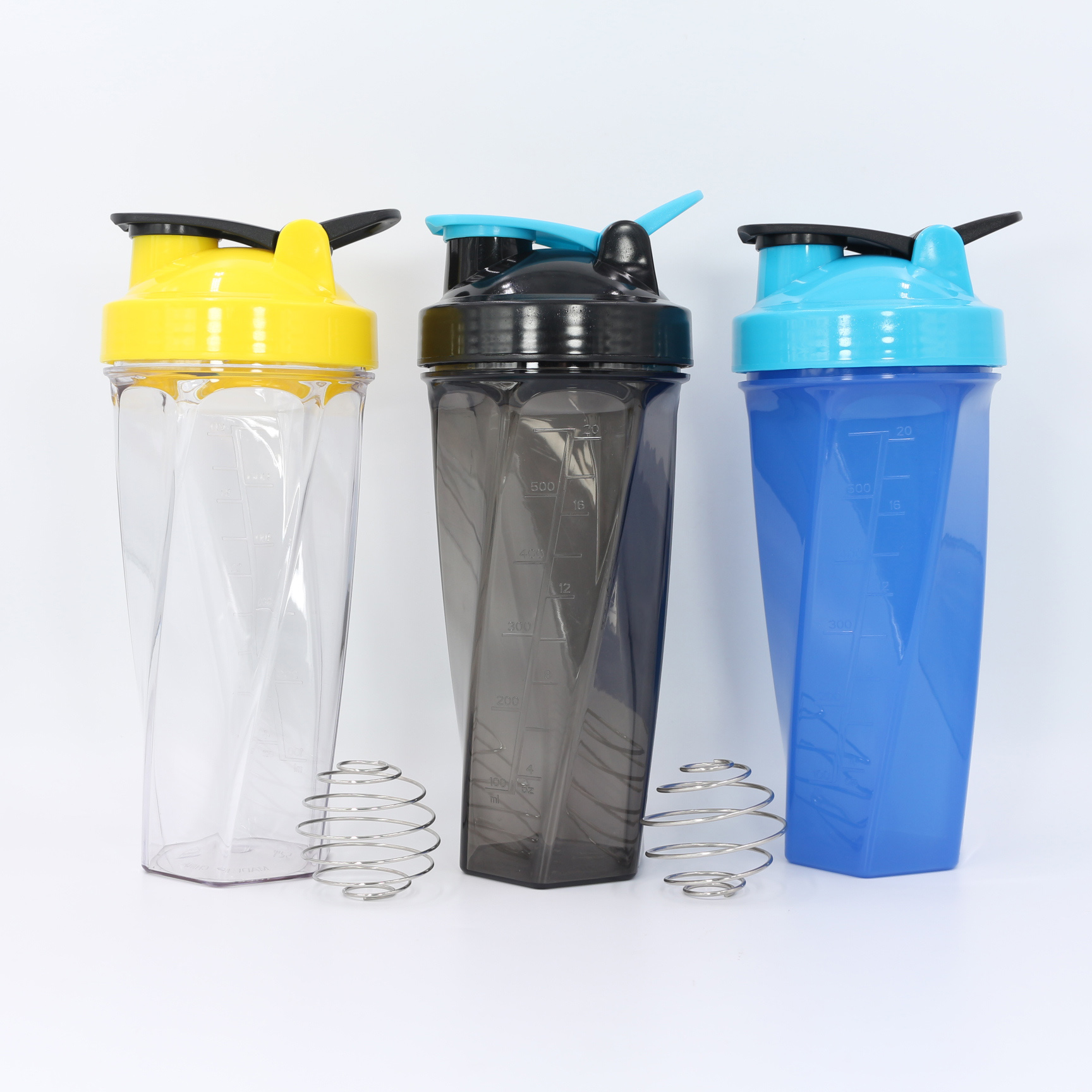 700-ml-Tritan-PP-Proteinshaker im neuen Design mit Edelstahl-Mixkugel | Shakerbecher mit individuellem Logo für Fitnessstudios und Proteinpulver 3