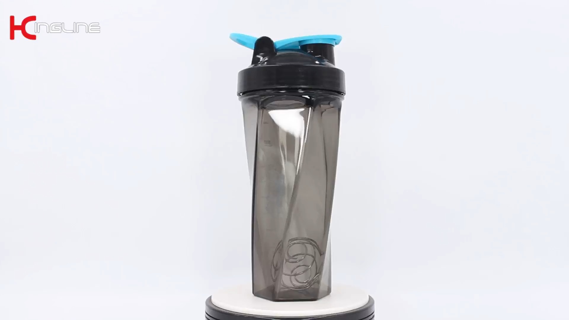 700-ml-Tritan-PP-Proteinshaker im neuen Design mit Edelstahl-Mixkugel | Shakerbecher mit individuellem Logo für Fitnessstudios und Proteinpulver 1