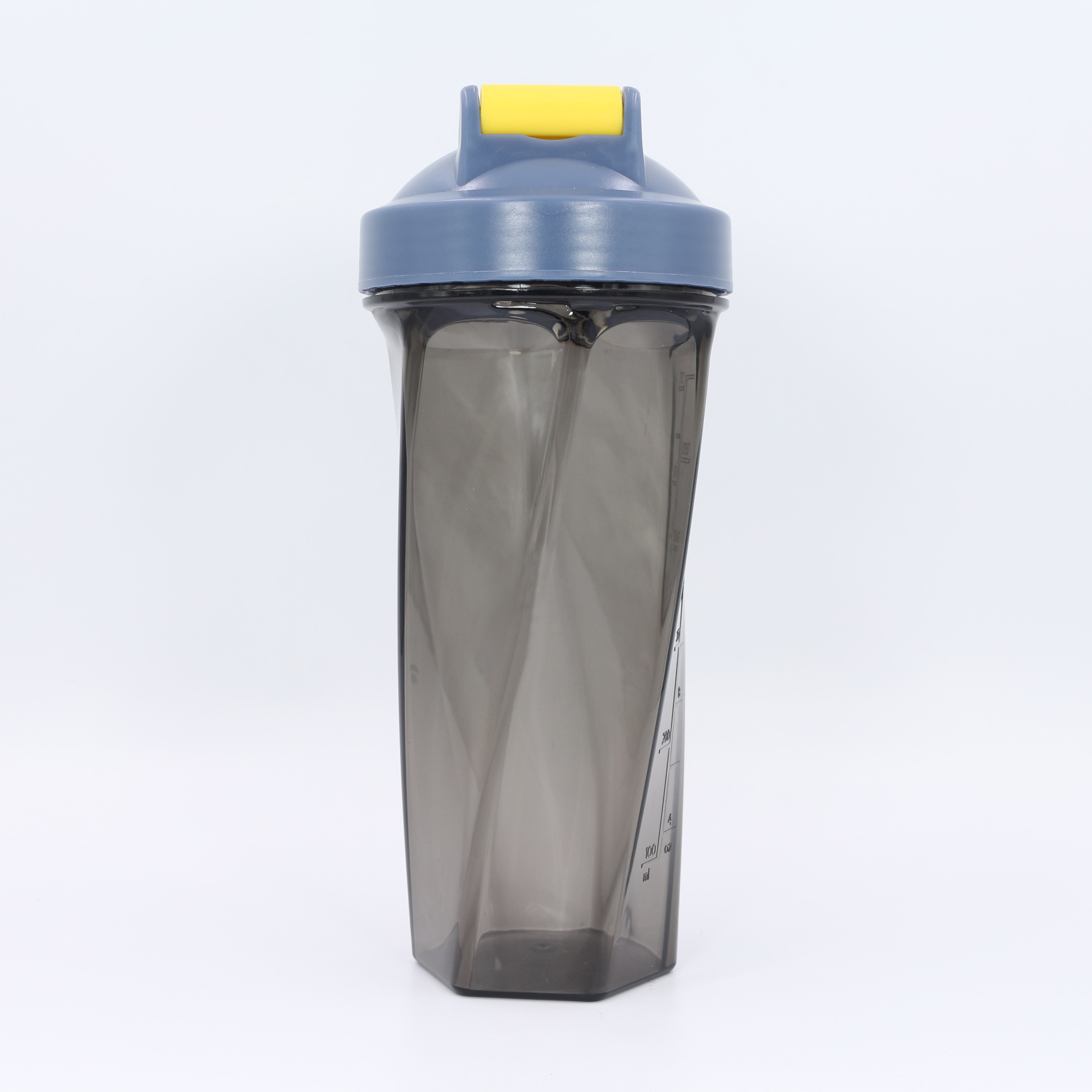 Nuovo design per shaker per proteine ​​da 700 ml con sfera miscelatrice in acciaio inox | Shaker da palestra all'ingrosso in Tritan e PP 7