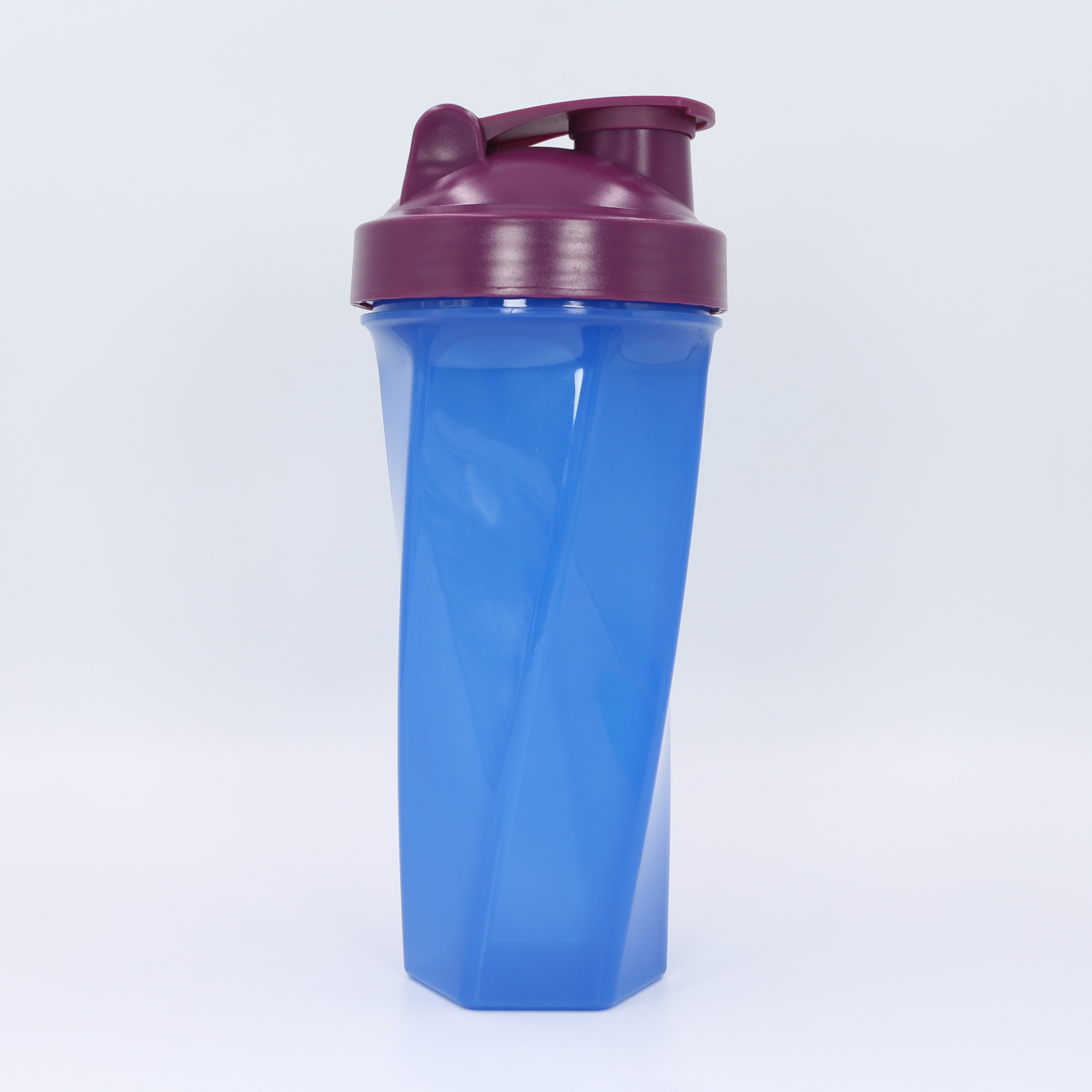 Nuovo design per shaker per proteine ​​da 700 ml con sfera miscelatrice in acciaio inox | Shaker da palestra all'ingrosso in Tritan e PP 15