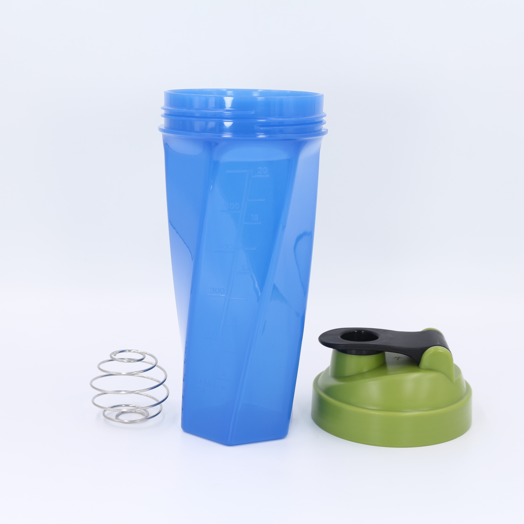 Nuovo design: borraccia shaker per proteine ​​da 700 ml con sfera di miscelazione in acciaio inossidabile | Shaker personalizzato in Tritan e PP per integratori fitness all'ingrosso 14