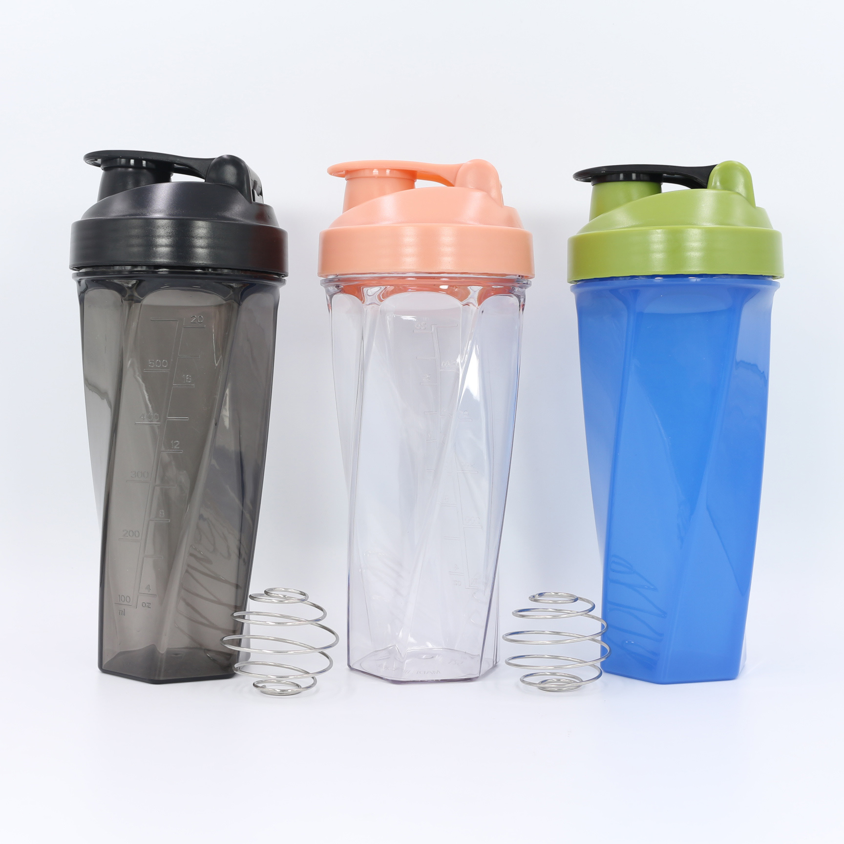 Nuovo design: borraccia shaker per proteine ​​da 700 ml con sfera di miscelazione in acciaio inossidabile | Shaker personalizzato in Tritan e PP per integratori fitness all'ingrosso 4