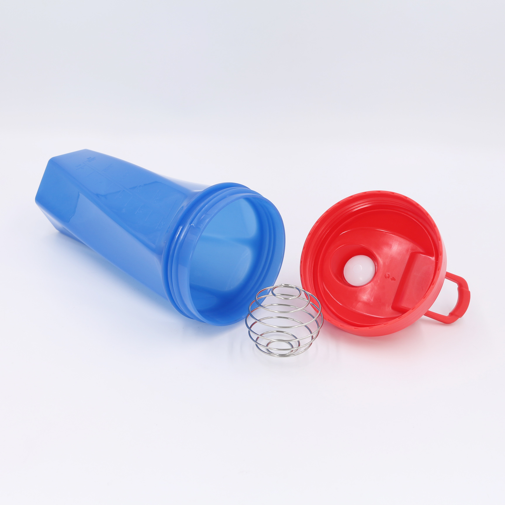 Nuovo shaker per proteine ​​geometrico da 700 ml con sfera miscelatrice in acciaio inox | Shaker personalizzato in Tritan e PP per palestra, vendita all'ingrosso 13
