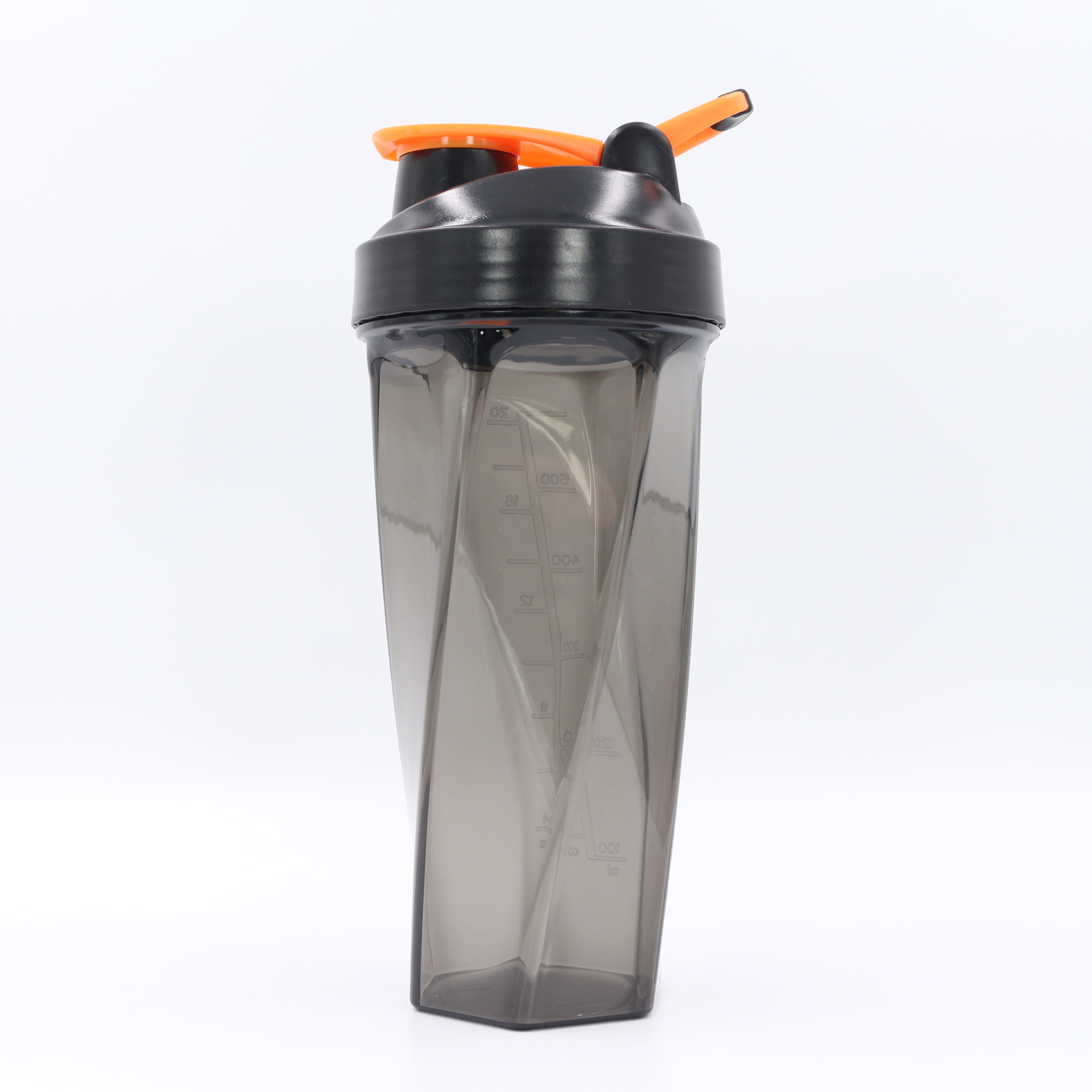 Nuovo shaker per proteine ​​geometrico da 700 ml con sfera miscelatrice in acciaio inox | Shaker personalizzato in Tritan e PP per palestra, vendita all'ingrosso 6