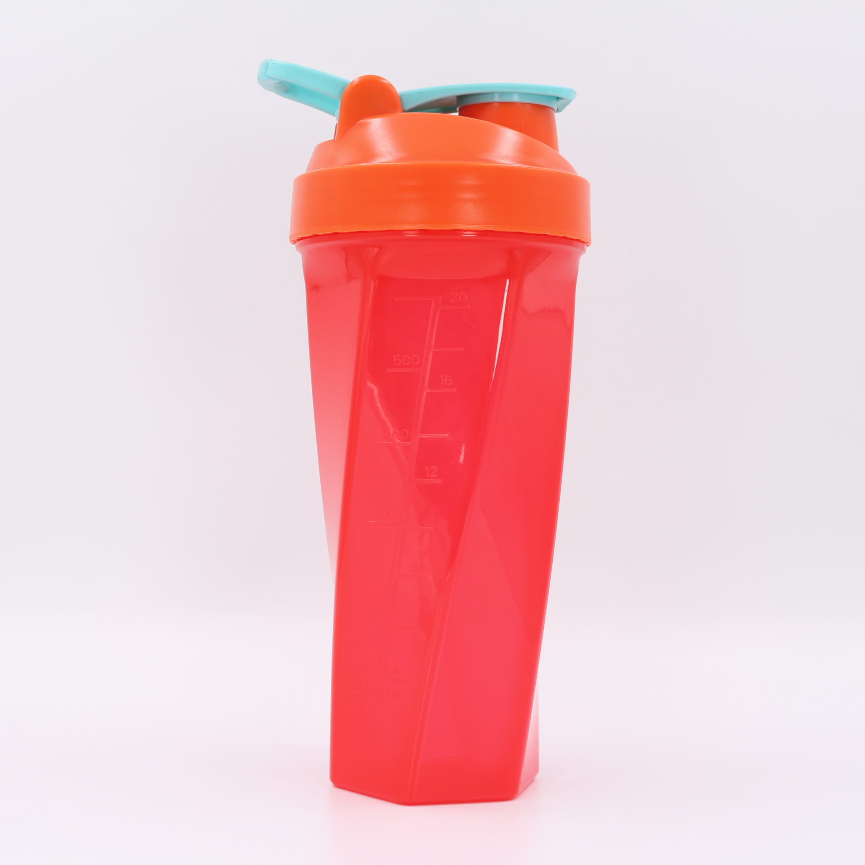 Nuovo shaker per proteine ​​geometrico da 700 ml con sfera miscelatrice in acciaio inox | Shaker personalizzato in Tritan e PP per palestra, vendita all'ingrosso 15