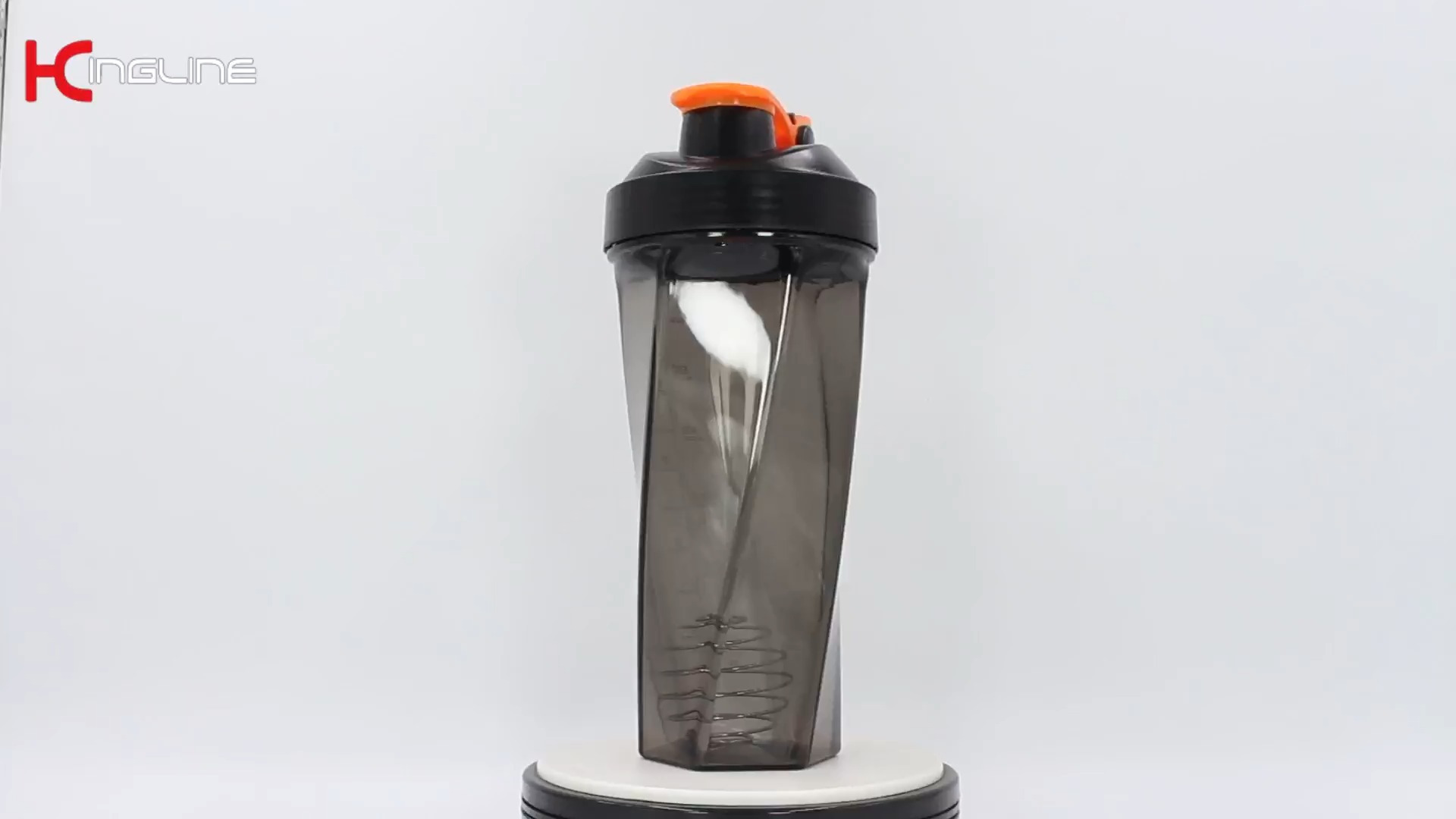 Nuovo shaker per proteine ​​geometrico da 700 ml con sfera miscelatrice in acciaio inox | Shaker personalizzato in Tritan e PP per palestra, vendita all'ingrosso 1