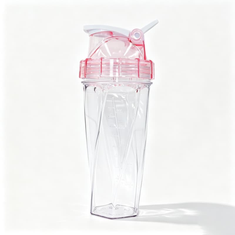 Shaker per proteine ​​da 700 ml di nuovo design con sfera di miscelazione in acciaio inossidabile | Produttore all'ingrosso di shaker per integratori da palestra in Tritan PP 12