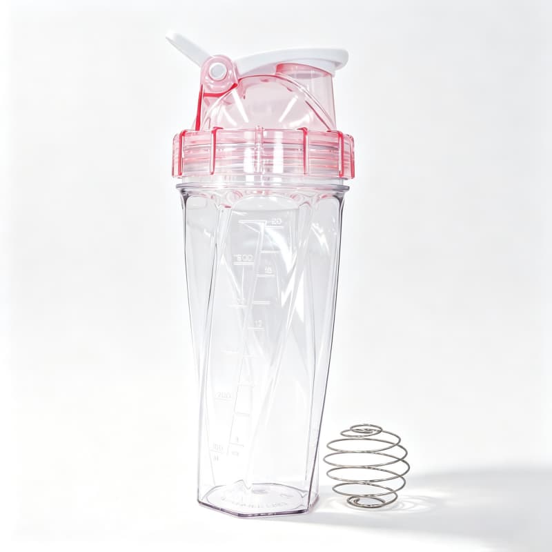 Shaker per proteine ​​da 700 ml di nuovo design con sfera di miscelazione in acciaio inossidabile | Produttore all'ingrosso di shaker per integratori da palestra in Tritan PP 13
