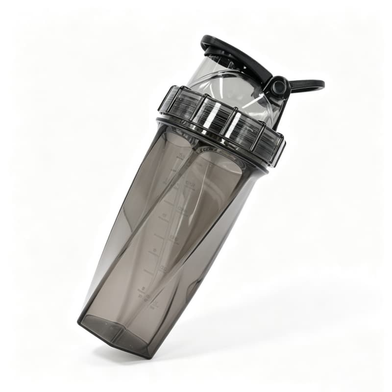 Shaker per proteine ​​da 700 ml di nuovo design con sfera di miscelazione in acciaio inossidabile | Produttore all'ingrosso di shaker per integratori da palestra in Tritan PP 6