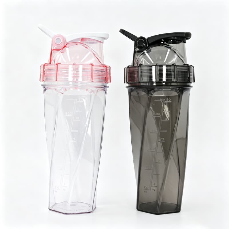 Shaker per proteine ​​da 700 ml di nuovo design con sfera di miscelazione in acciaio inossidabile | Produttore all'ingrosso di shaker per integratori da palestra in Tritan PP 3
