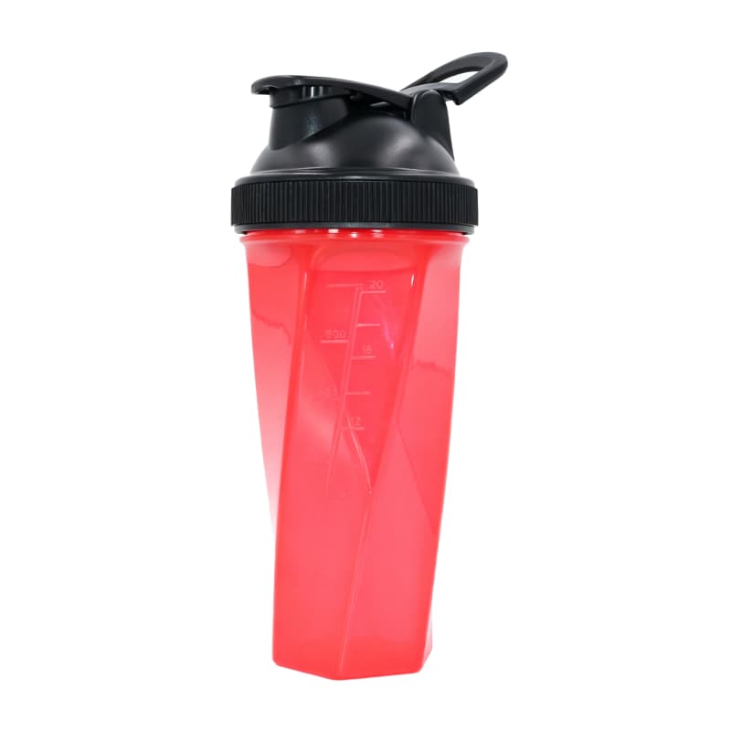 Nuovo shaker per proteine ​​geometrico da 700 ml all'ingrosso | Shaker da palestra in Tritan e PP con sfera miscelatrice in acciaio inossidabile 14