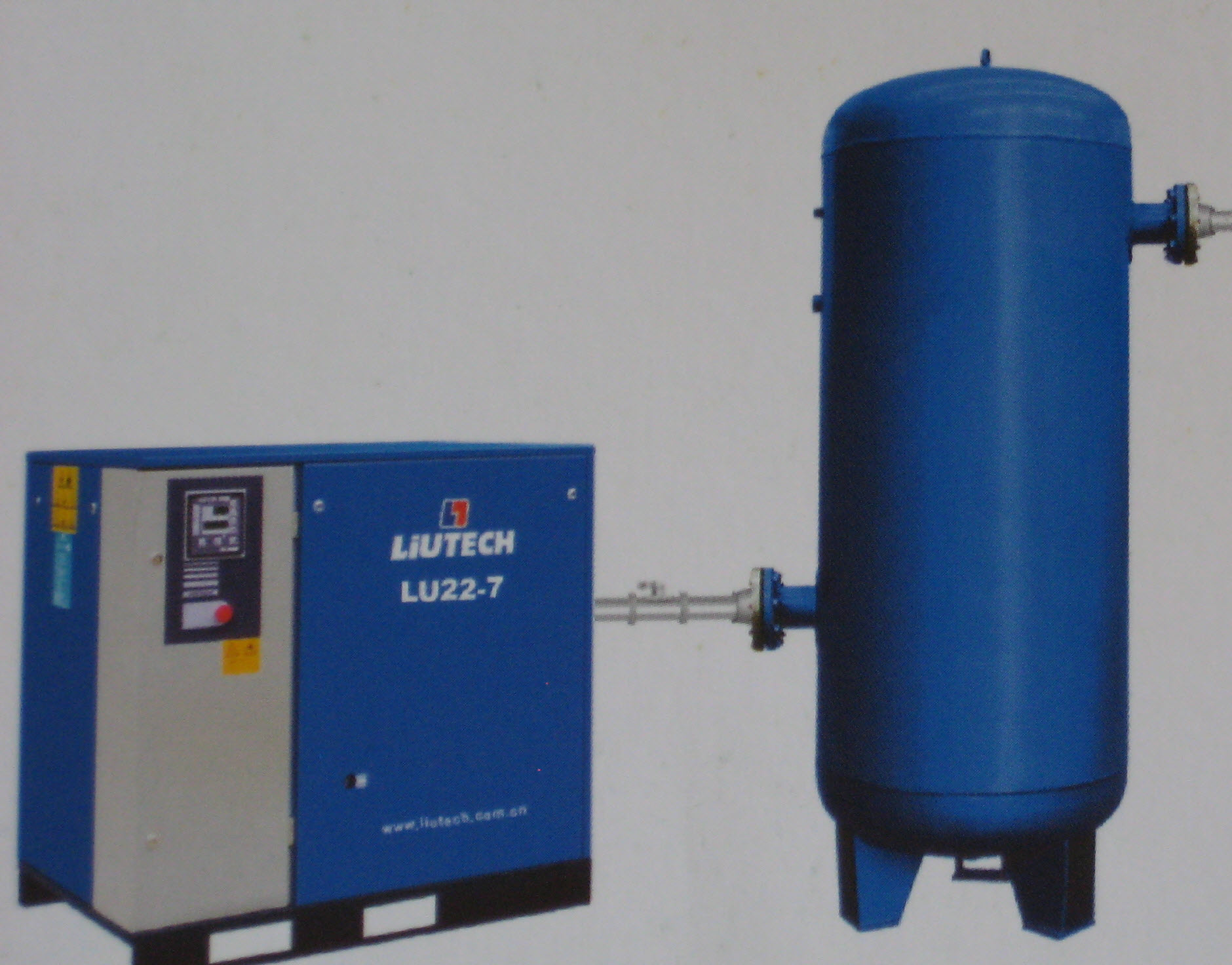 Compressor de ar com motor alemão e sistema de economia de energia 4