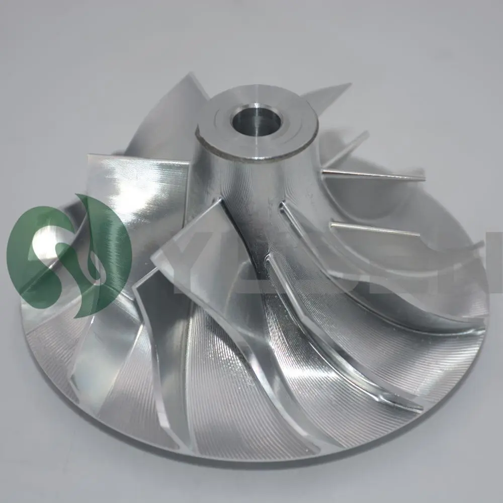 441553-0015 (7C3826) Garrett Compressor Wheel Suit Caterpillar Turbocharger fits TV7204 TW724 (67.86 / 97.86mm) 6+6 Blade 1