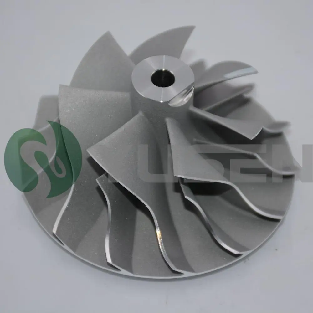 12881232000 Compressor Wheel For R2S Turbo Ford International Truck Navistar MaxxForce 7 V152 6.4L 12749900078 (Ind. 60.44 mm, Exd. 56.87 mm, 7+7 blades, Super Back) 1
