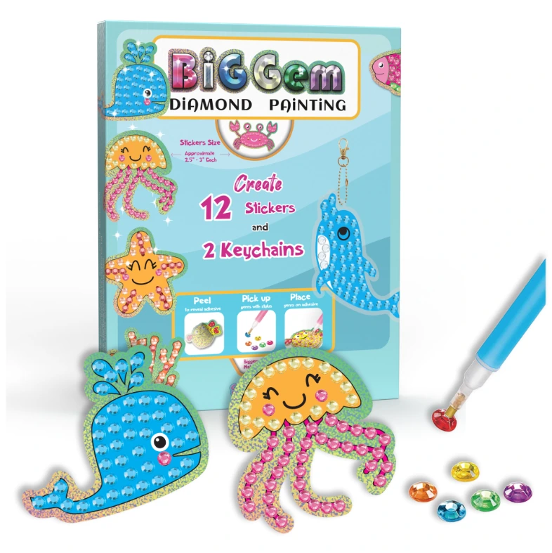 Mermaid Gem Art Kits with Crystal Rhinestone 1